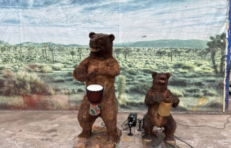 Funny Animatronic Singing Animals Group Band