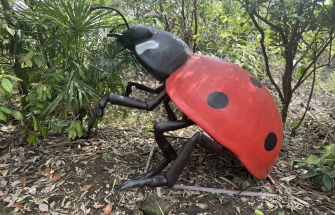 large-scale animatronic insect models exhibit